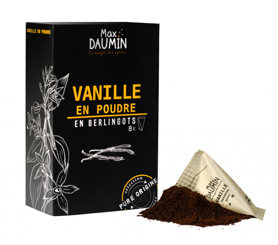 Vanille Bourbon de Madagascar en poudre-Gourmet 8 dosettes